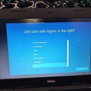 EUC 8x12 laptop by Dell it runs Windows 10